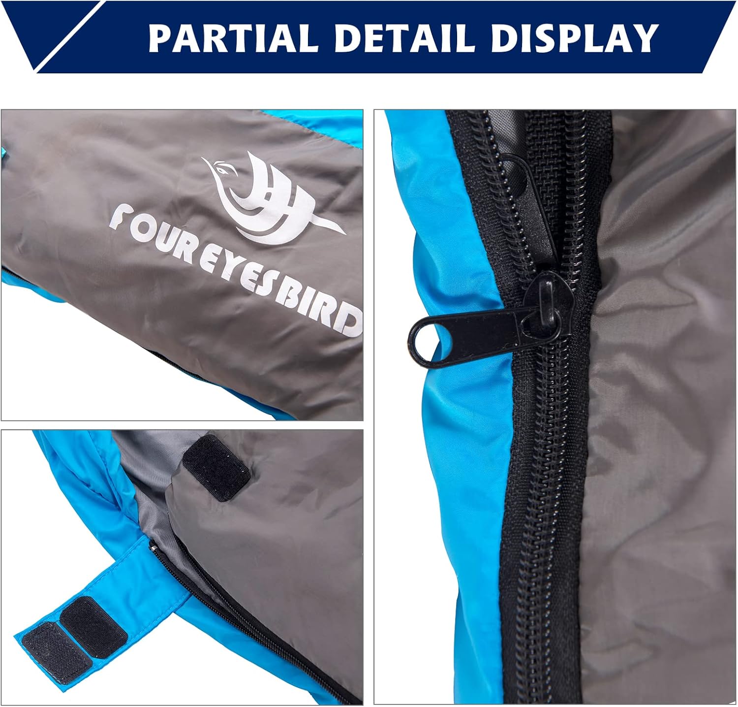 Envelope Sleeping Bag, Three Seasons Constant Temperature Sleeping Bag, Suitable for All Ages, Indoor Hotel Accommodation or Outdoor Travel… - Image 4