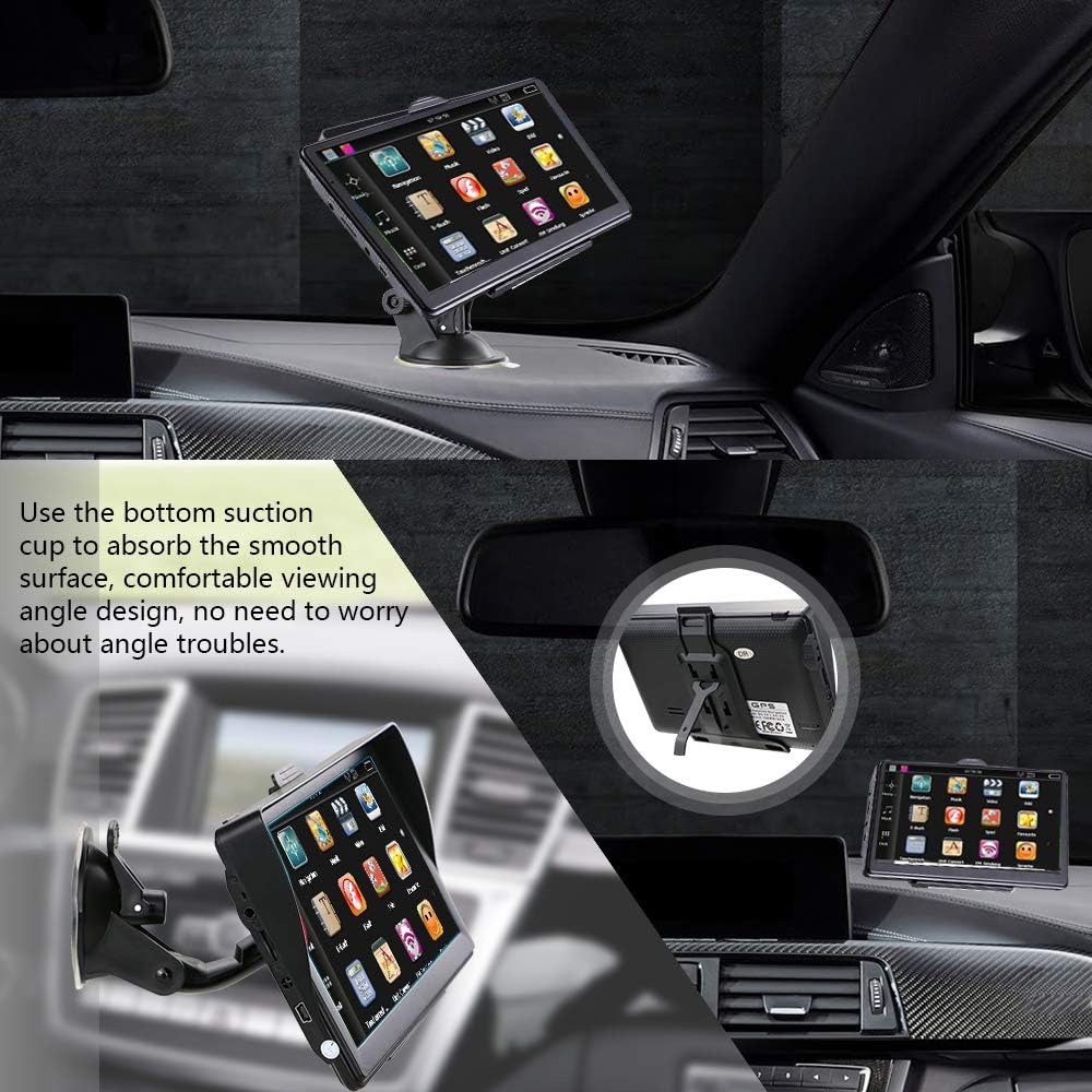 GPS Navigation for Car, Latest 2025 Map,7 inch Touch Screen Real Voice Spoken Turn-by-Turn Direction Reminding Navigation System for Cars, Vehicle GPS Satellite Navigator with(Free Lifetime Updates) - Image 3